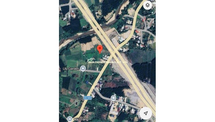 Đất làm vườn nghĩ dưỡng view sông sát đường đi Núi Thần Tài 3800m2 chỉ 5.3 tỷ. Lh:0913913077.