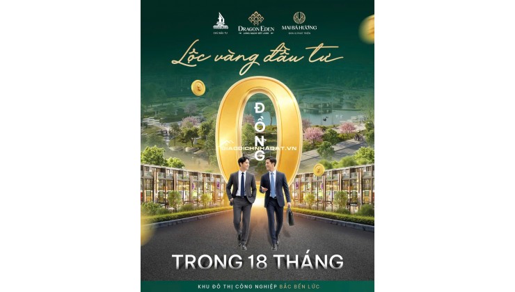 Dragon Eden cơ hội đầu tư không gốc không lãi 18 tháng, lợi nhuận ổn định 20 năm. Vũ 0933910039