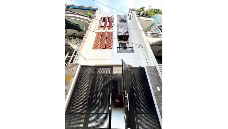 BÁN NHÀ 3 TẦNG MỚI XÂY KHU VỰC TÂN SƠN NHÌ, HẺM XE HƠI 6M THÔNG THOÁNG GẦN TRƯỜNG CẤP 2, 9.x Tỷ