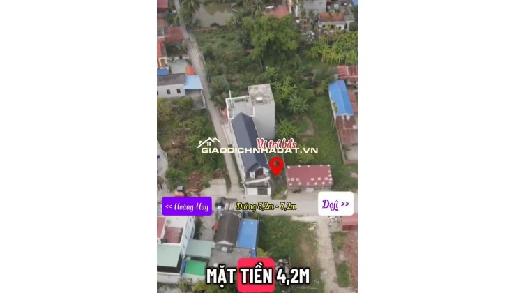 CHÀO BÁN LÔ 81m2 SIÊU ĐẸP tại trục thông đường đá -  Hoa Động, đối diện chung cư Huê