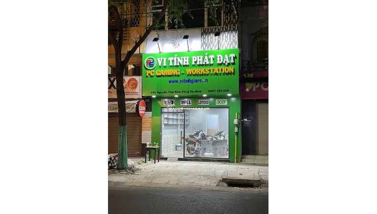 Bán nhà MT 231 Nguyễn Thái Bình, P4 Tân Bình, 1 trệt 1 lửng 2 lầu đúc