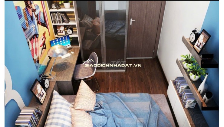 Bán căn hộ Lucky Dragon tầng 9, Đỗ Xuân Hợp 2PN 2WC 71m2