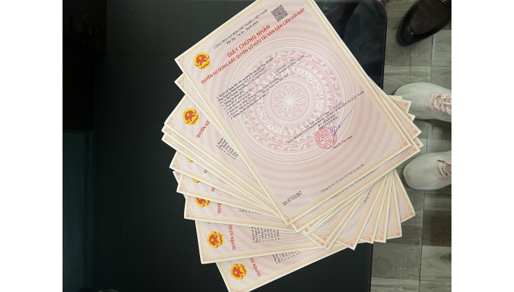 Dự án kđt Đồng Cửa 2 Lục Nam Bắc Giang đã có sổ đỏ sẵn sang tên chuyển nhượng