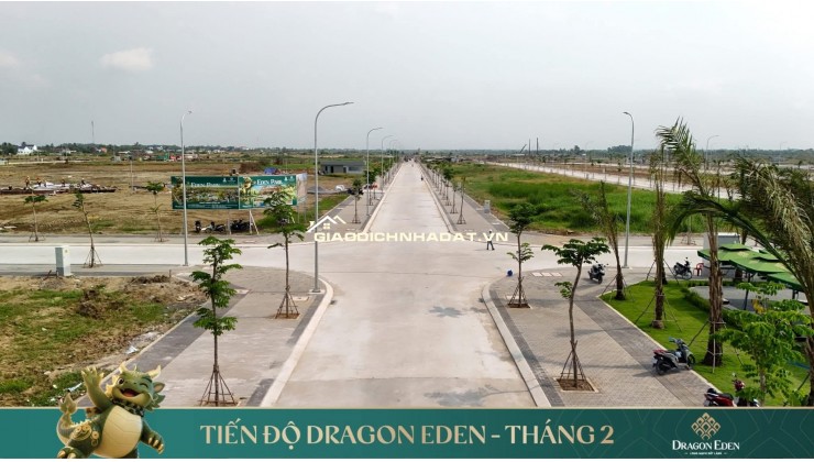 Đất nền Dragon Eden Bến Lức khu Tây chỉ từ 625 triệu là sở hữu ngay sổ hồng riêng