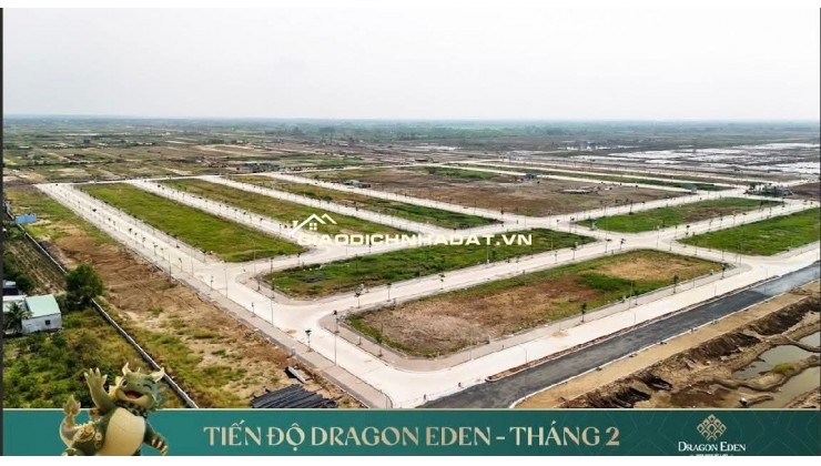 Đất nền Dragon Eden Bến Lức khu Tây chỉ từ 625 triệu là sở hữu ngay sổ hồng riêng