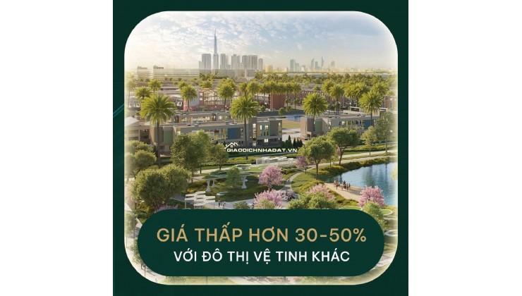 Đất nền Dragon Eden Bến Lức khu Tây chỉ từ 625 triệu là sở hữu ngay sổ hồng riêng
