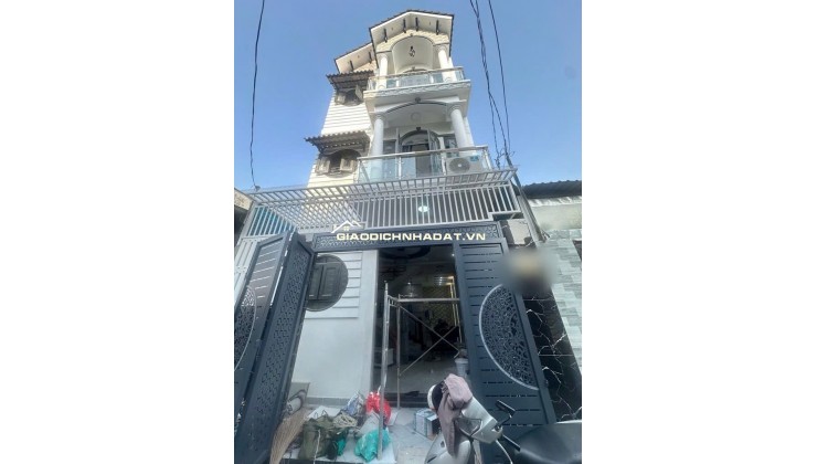  HÀNG HIẾM - NHÀ ĐẸP HẺM KINH DOANH THÔNG TRƯƠNG THỊ HOA - Q12-NGANG ĐỈNH 5m - 4 TẦNG KIÊN CỐ - FULL NỘI THẤT