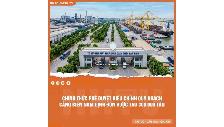 Cơ hội đầu tư đón sóng siêu dự án nghỉ dưỡng Xuân Thiện, sát bãi tắm, khu KT Ninh Cơ chỉ với 1,5 tỷ