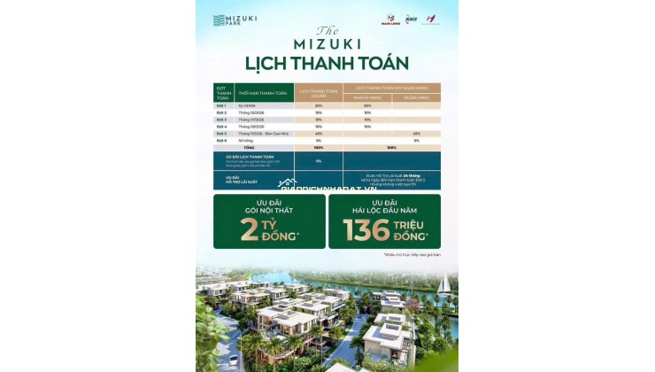 Biệt Thự Hạng Sang The Mizuki - Chiết Khấu Khủng 6.9 Tỷ - Nhận Nhà 11/2026