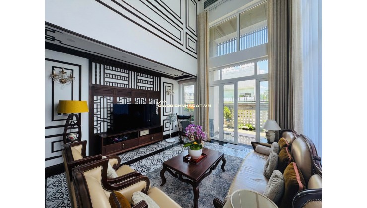 Bán biệt thự sân vườn Thủ Thiêm Villa,Thủ Đức - 75 tỷ, Hầm 4 tầng, hồ bơi, SHR