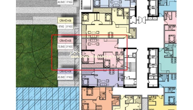 BÁN CĂN HỘ CHUNG CƯ RUBY PARK PHÚC LỢI, 73.3M2 CHỈ 5 TỶ 195 TR. LH:0988011195