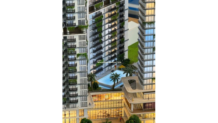 Căn hộ sân vườn Ecopalace Buôn Ma Thuột, chỉ duy nhất tầng 3A được thiết kế dòng căn hộ sân vườn hồ bơi riêng