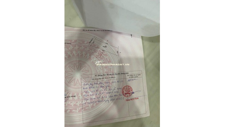 Đất mặt tiền nhựa tại TP Tây Ninh giá chỉ 19.2tỷ