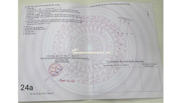 Cần vốn kinh doanh, bán 2 lô đất liền kề thu hồi vốn Bà Lẫy 1