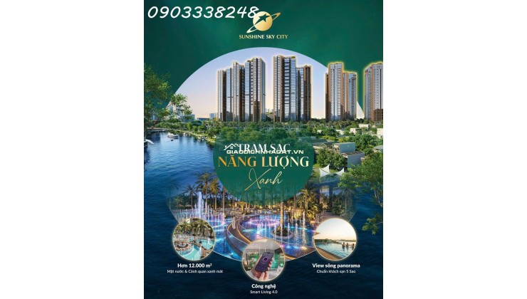 Nhận giữ chỗ căn hộ cao cấp tòa V8, V9 sunshine sky city giá từ 98 triệu/m2, hưởng 1% chiết khấu booking sớm