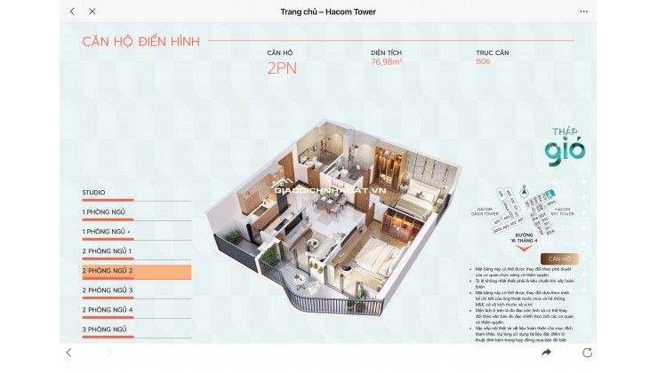 CƠ HỘI ĐẦU TƯ HACOM TOWER - CHÍNH SÁCH \"VỐN MỎNG\" CỰC TỐT