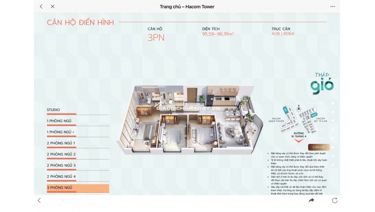 CƠ HỘI ĐẦU TƯ HACOM TOWER - CHÍNH SÁCH \"VỐN MỎNG\" CỰC TỐT