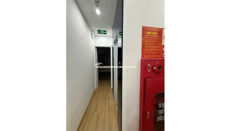 BÁN TOÀ CĂN HỘ DỊCH VỤ ĐÊ LA THÀNH 58m2 MẶT TIỀN 4,6m 6 TẦNG HƠN 12 TỶ THANG MÁY MỚI KÍNH KOONG – SẴN DÒNG TIỀN