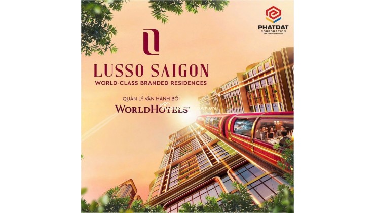 Mở Bán CC Cao Cấp Chuẩn 5* LUSSO SAIGON Giá Chỉ Từ 48tr/m2 CK Lên Tới 10%