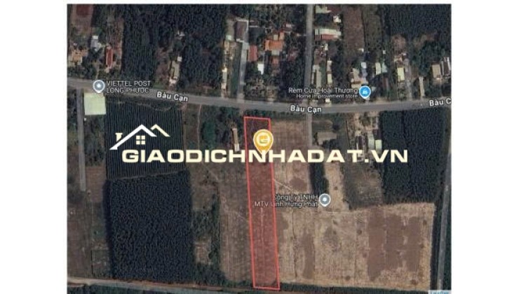 Bán đất 2 mặt tiền Bàu Cạn- Long phước- Đồng Nai, 5970m2  ngang 30M  89 TỶ