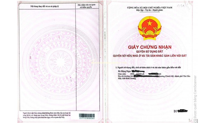 Cơ hội sở hữu nhà phố hiện đại – ngay trung tâm P.Chánh Hiệp (Bình Dương)