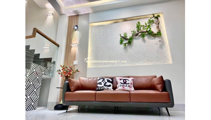 Phạm Văn Hai – Tân Bình | Hẻm 4m xe hơi đỗ cửa – nhà đẹp 4 tầng, nội thất xịn, vị trí sát Phú Nhuận – Quận 10 – Quận 3.