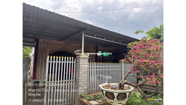 BÁN ĐẤT TẶNG NHÀ CẤP 4 TẠI ĐỒNG NAI. DT 372,1 M2. SHR. GIÁ BÁN 25XX. LH:0965156765.