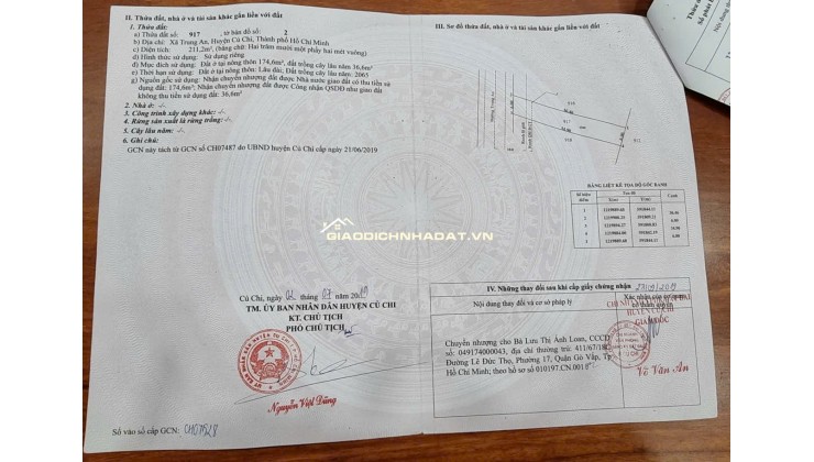 Bán đất MT Đường Trung An, Củ Chi, 211m2, gần sông Sài Gòn mát mẻ