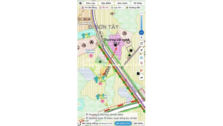 Bán đất Chính Chủ Xã Cổ Đông, Sơn Tây, 30 triệu/100m2 - Đất thổ cư đẹp!