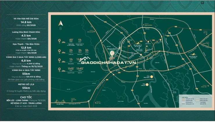 ĐẤT NỀN DRAGON EDEN – KHU CÔNG NGHIỆP TÂN ĐÔ, BẾN LỨC – CƠ HỘI ĐẦU TƯ GIÁ TỐT 2026