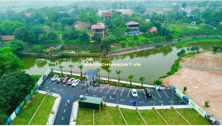  ĐẤT VIEW HỒ HÒA LẠC – 100M² FULL THỔ CƯ – SỔ ĐỎ TRAO TAY