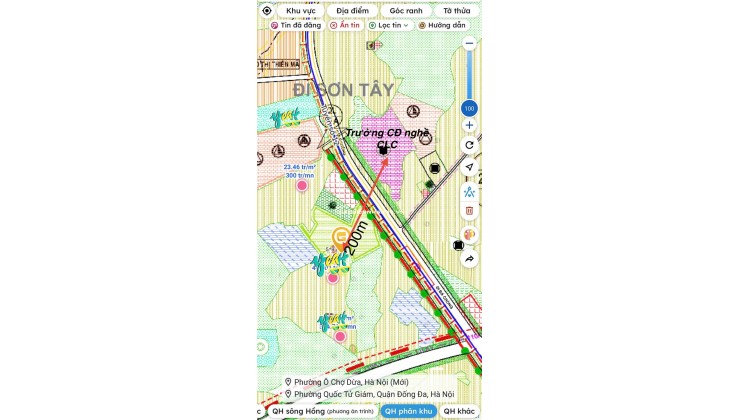 Đất mặt đường làn 2 của QL21, trung tâm mới của đô thị vệ tinh Hòa Lạc.
Giá chỉ nhỉnh 3 tỷ, pháp lý chuẩn chỉnh