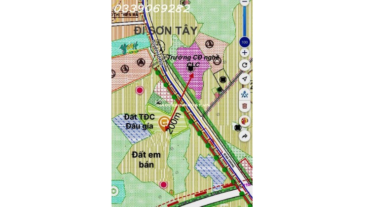 Thanh lý lô đất 100m2 gần Đại học Quốc Gia, khu vực trung tâm Hòa Lạc. Phù hợp xây trọ, đầu tư sinh lời, kết nối Metro 5 – Quốc Lộ 21. Liên hệ xem