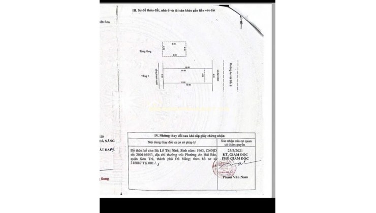 Mặt tiền An Hải Bắc 8 -Sơn Trà Đà Nẵng chưa đến 6 tỷ