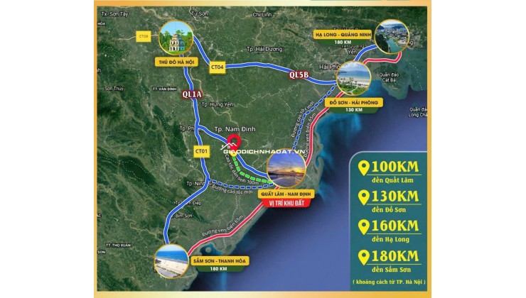 Chính chủ cần thu hồi vốn, muốn bán nhanh lô đất gần quảng trường biển, bãi tắm Quất Lâm, Nam Định