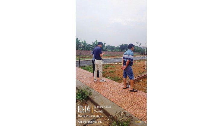 Lô đất 100m2 gần Đại học Quốc Gia, khu vực trung tâm Hòa Lạc. Phù hợp xây trọ, đầu tư sinh lời, kết nối Metro 5 – Quốc Lộ 21