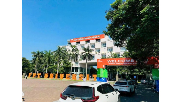 Chính chủ cần tiền trả nợ, bán gấp lô đất 110m full thổ cư sát ĐH FPT và ĐHQG.