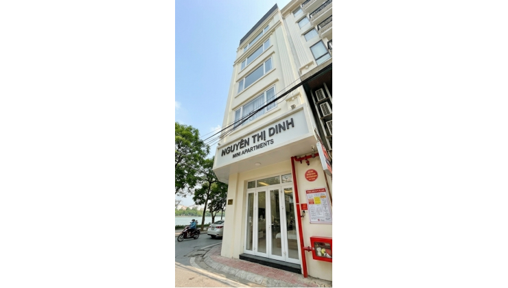 Bán CCMN Nguyễn Thị Định_85m2_7T thang máy_dòng tiền 60tr/th_sát hồ điều hòa