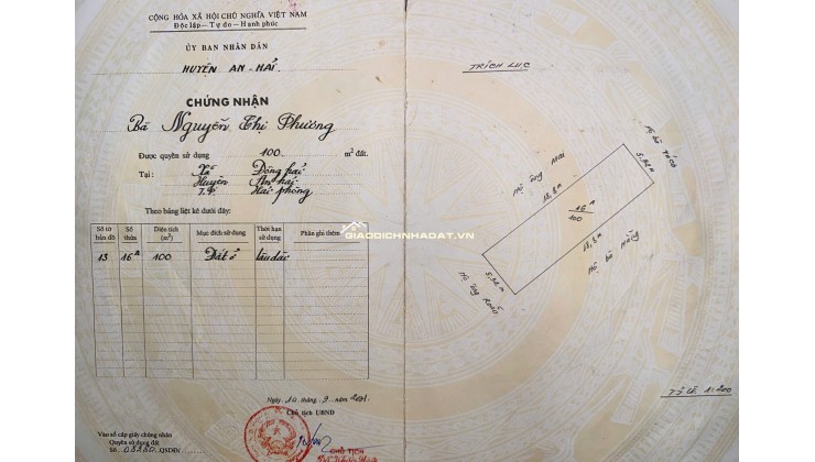 Bán đất ở thổ cư, số 3/58 Hạ Đoạn (Hạ Đoạn 2) P.Đông Hải