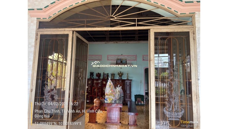 BÁN ĐẤT TẶNG NHÀ CẤP 4 TẠI ĐỒNG NAI. DT 372,1 M2. SHR. GIÁ BÁN 25XX. LH:0965156765.