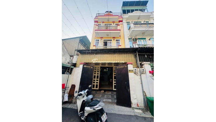 Nhà 4 tầng sát MT Hà Huy Giáp – giáp Gò Vấp