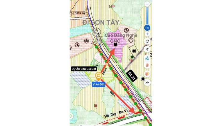 CẦN TIỀN CHO CON ĐI DU HỌC CẮT LỖ 300TR BÁN NHANH LÔ ĐẤT 100M2 FULL THỔ CƯ ĐẤT Ở HÒA LẠC.