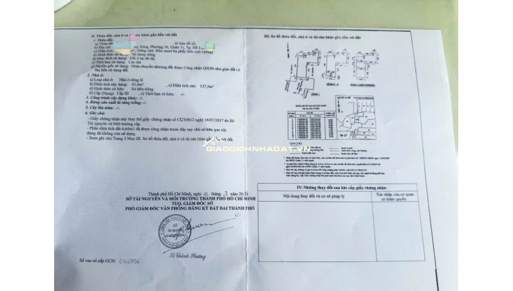 CHỦ GẤP BÁN CĂN NHÀ HỒNG BÀNG QUẬN 11, HẺM Ô TÔ, NHÀ 4 TẦNG. LH:0965177760,