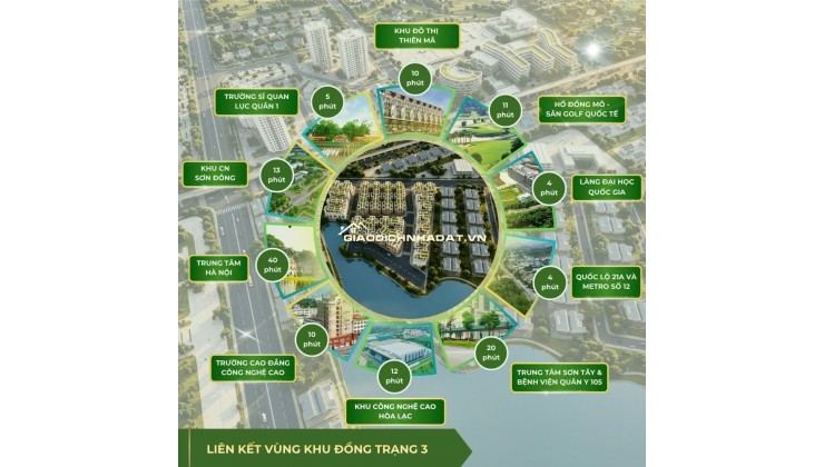 Đất nền phân lô, full thổ cư - Hòa Lạc - Hòa Bình