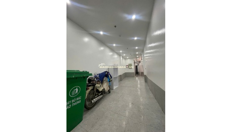 Nhà phố Hoàng Mai, mớii hoàn thiện,oto đỗ cửa  77m x 6 tầng, thang máy, Tổng 11 phòng, vừa cho thuê dòng tiền vừa ở