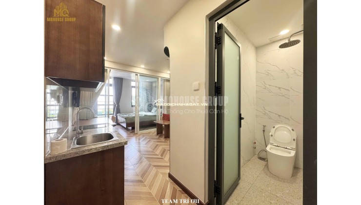 CHO THUÊ CĂN HỘ CAO CẤP , GẦN VÒNG XOAY HÀNG XANH, 55M2 CHỈ 13TR/TH. LH:0982048459.