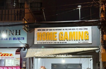 CHO THUÊ NHÀ NGUYÊN CĂN MẶT TIỀN – ĐANG KINH DOANH NET, VỊ TRÍ ĐẸP HÓC MÔN