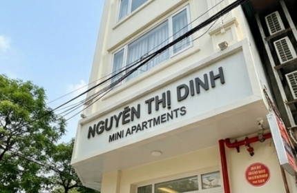 Bán CCMN Nguyễn Thị Định_85m2_7T thang máy_dòng tiền 60tr/th_sát hồ điều hòa