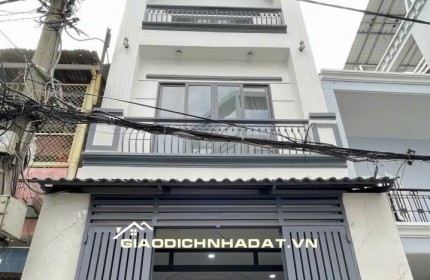 NHÀ ĐẸP ĐẶNG CHẤT QUẬN 8  HẺM THÔNG 5M,  4PN - 3 TẦNG  SỔ RIÊNG GIÁ 7.99 TỶ