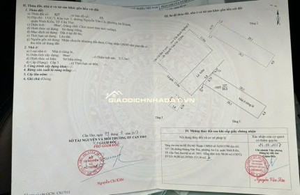 BÁN NHÀ MẶT TIỀN NGUYỄN VĂN CỪ - 17 TỶ, 98M2, KINH DOANH